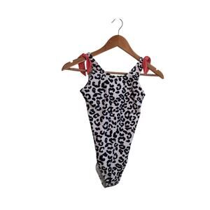 Girls Size 8 Leopard One-Piece Swimsuit | Rylee Faith Designs Boutique